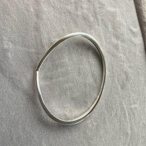 Pandora sterling silver Wishbone bangle.
